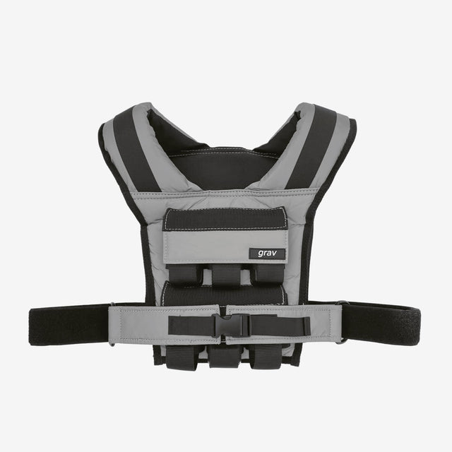 Grav Weight Vest 12kg - Reflective Grey by Gravgear