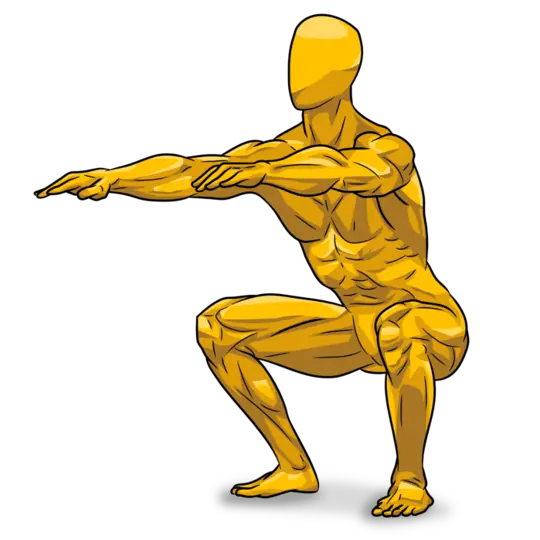 illustration-of-a-yellow-dude-figure-doing-a-bodyweight-squat