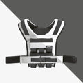 Grav Weight Vest 12kg - Reflective Grey by Gravgear